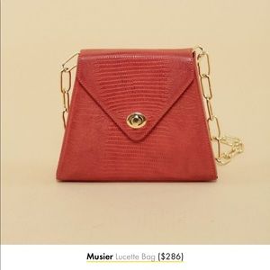 Musier Trendy Orange Triangle Bag